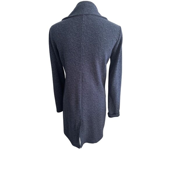 LUCKY BRAND Blue Heathered Long Cardigan Jacket Size XS - Picture 3 of 6
